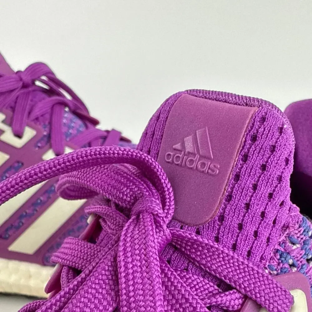Adidas Ultra Boost Women's Purple Lace Up Low Top Running Sneakers Shoes Size 7
